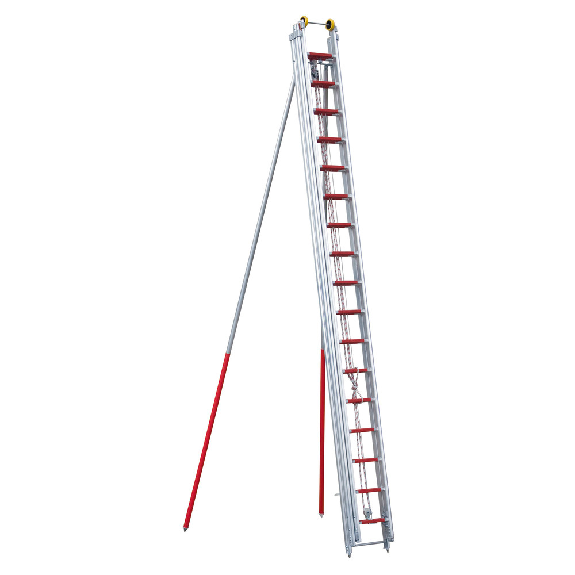 Feuerwehr-Schiebleiter DIN EN 1147, 3-teilig-Beschreibung lesen
