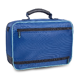 Porte-documents pour les soins à domicile - Bleu des années 80-Lire la description