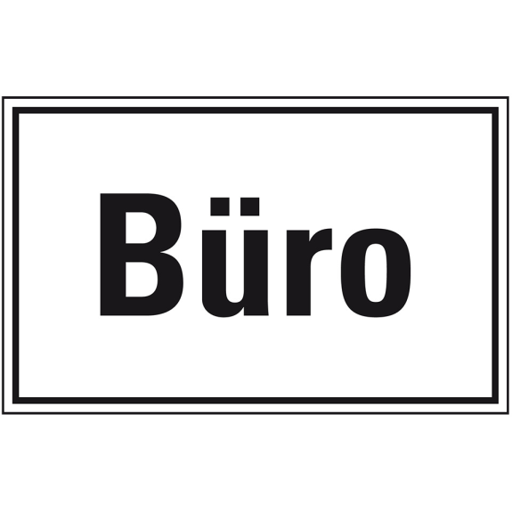 Türhinweisschild Büro, Kunststoff, 300x200mm Türhinweisschild Büro, Kunststoff, 300x200mm-Beschreibung lesen