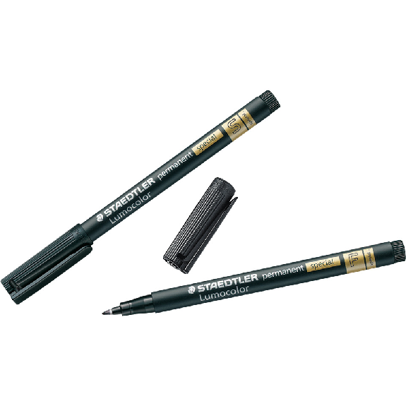 STAEDTLER Faserschreiber Lumocolor permanent special, schwarz, 0,6mm fein STAEDTLER Faserschreiber Lumocolor permanent special, schwarz, 0,6mm fein-Beschreibung lesen