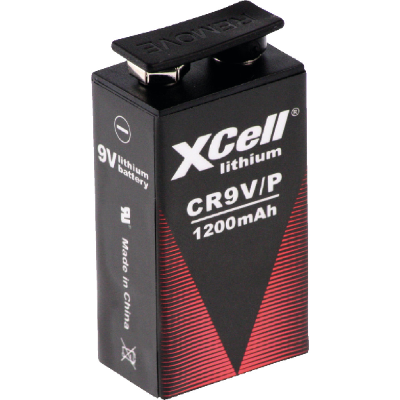 Lithium-Batterie CR9V/P, für Türwächter, 9 Volt, 50g-Beschreibung lesen