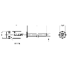M12A Fem Droit 12p; Câble PVC 12x0.25 Gris Cpc 20m (30V) - BCC M41C-0000-1A-049-VX8C25-200 (BCC0KR6)