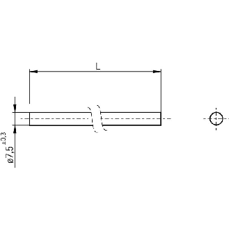 Câble PUR droit 23 fils (23 x 0,14 mm²) longueur 10 m, diamètre 7,5 m - EUC087384-Lire la description