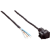 Q6 (AC) Fem Coudé; Câble PVC 6x0.25 10m - DOL-1406-W10M Q6 (AC) Fem Coudé; Câble PVC 6x0.25 10m - DOL-1406-W10M