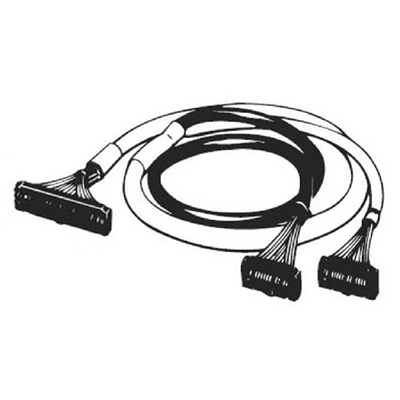 Câble E/S, 3 m, entre MIL40 et 2 x MIL20 - XW2Z-0300FH-L02 Câble E/S, 3 m, entre MIL40 et 2 x MIL20 - XW2Z-0300FH-L02-Lire la description