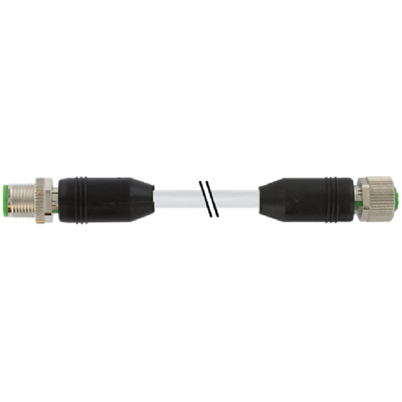 M12A Fem Droit 8p/M12A Mâle Droit 8p; PUR UL/CSA 8x0,25 Gris Cpc 3m - 7000-48001-2920300 M12A Fem Droit 8p/M12A Mâle Droit 8p; PUR UL/CSA 8x0,25 Gris Cpc 3m - 7000-48001-2920300-Lire la description