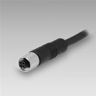 M05 Fem Droit 3p; Câble PUR 3x0.14 Noir 10m - ESG 05SP1000-Lire la description
