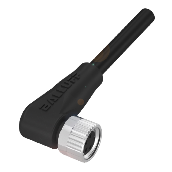 M08A Fem Coudé 4p; Câble PUR 4x0.34 Noir Cpc 5m - BCC M324-0000-10-003-PW0434-050 (BCC0AJW)-Lire la description
