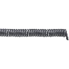 Câble spiralé; 4G1.5; 2000mm - 6000mm; U0/U: 450 / 750 V; PUR - 70002757 | SPIRAL H07BQ-F BLACK 4G1,5/2000