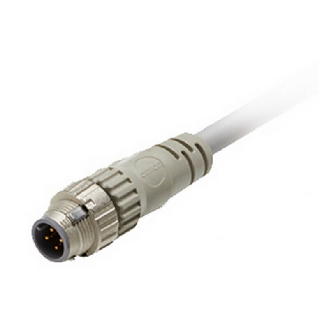M12A SmartClick Mâle Droit 4p; Câble PVC 4 fils Robot 5m - XS5H-D421-G80-F-Lire la description