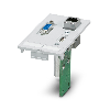 Plaque frontale avec 1×RJ45 F/F, 1xUSB type A F/F, 1x D-SUB 9 F/F - SI-FP-R1A-U1A-D1A