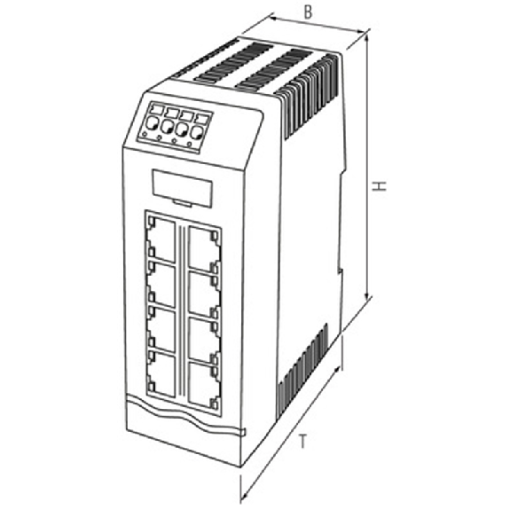 Switch 8-ports non-administrable RJ45 1000Mbit - 58815-Lire la description