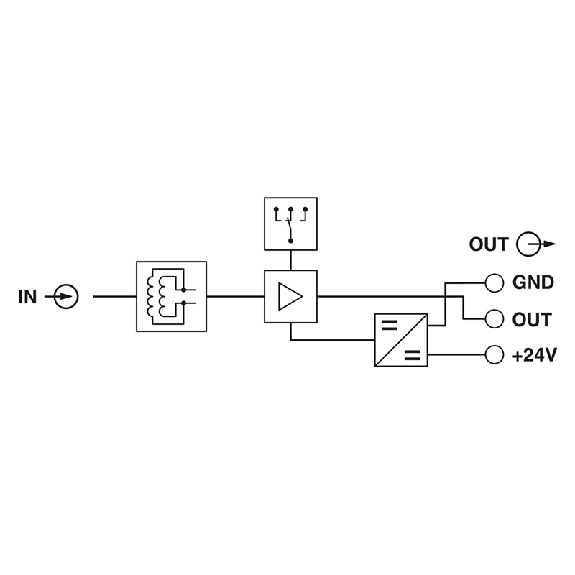 Convertisseur, courant d'entrée 0-400A, tension de sortie 0...(5) 10V - MCR-SL-S-400-U-Lire la description