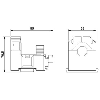 Convertisseur, courant d'entrée 0-100A, tension de sortie 0...(5) 10V - MCR-SL-S-100-U