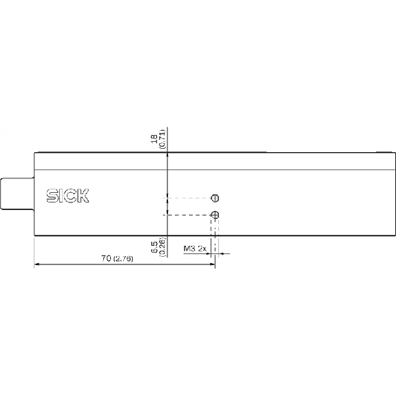 Capteur de mouvement de surface laser 50mm, TTL/RS422, 20µm/imp - NCV50B-11CC0100020 Capteur de mouvement de surface laser 50mm, TTL/RS422, 20µm/imp - NCV50B-11CC0100020-Lire la description