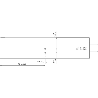 Capteur de mouvement de surface laser 50mm, TTL/RS422, 20µm/imp - NCV50B-11CC0100020-Lire la description