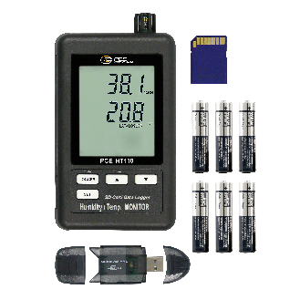 PCE Instruments Temperatur-Feuchtelogger PCE-HT110 |Temperatur, Feuchte |5 Datenlogger-Beschreibung lesen