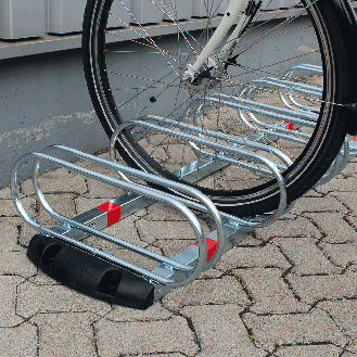 Fahrradständer Urbany, 5 Einstellplätze, für doppelseitige Einstellung, Stahl-Beschreibung lesen