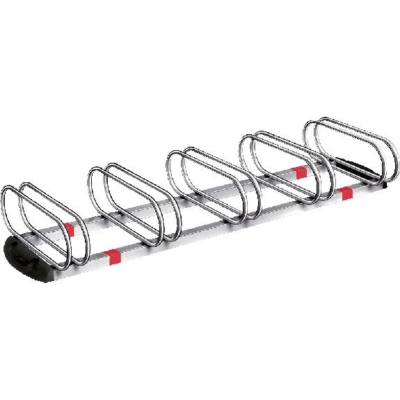 Fahrradständer Urbany, 5 Einstellplätze, für doppelseitige Einstellung, Stahl-Leggi tutto