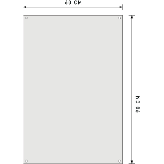 Infektionsschutzscheibe, zum Aufhängen, transparent, Kunststoff, 600x900mm-Beschreibung lesen