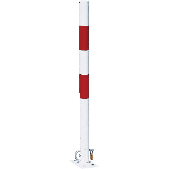 Klappbarer Parkpfosten zum Aufdübeln Ø 60mm, 1100mm-Beschreibung lesen