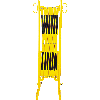 Scherensperre, mittel, gelb/schwarz, stufenlos ausziehbar bis 3,6m, 12kg
