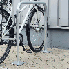 Fahrrad-Anlehnbügel Proof, zum Aufdübeln, feuerverzinkt, Stahl, 900x800mm Fahrrad-Anlehnbügel Proof, zum Aufdübeln, feuerverzinkt, Stahl, 900x800mm
