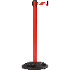 RS-GUIDESYSTEMS Gurtpfosten Outdoor, rot, Kunststoff, Ø 65mm, Gurt r/w, 50mm, 4m