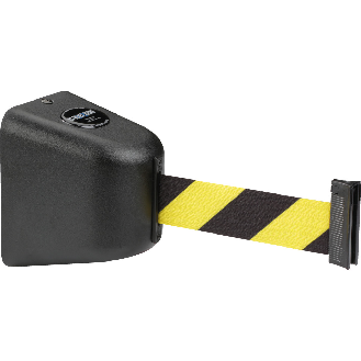 RS-GUIDESYSTEMS Gewebegurt-Wandkassette Outdoor, ABS-Kunststoff, gelb/schwarz, 5m-Beschreibung lesen
