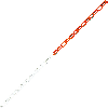 Absperrkette, rot fluoreszierend/weiß, Kunststoff, Ø 10mm, Bundlänge: maximal 10m Absperrkette, rot fluoreszierend/weiß, Kunststoff, Ø 10mm, Bundlänge: maximal 10m