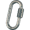 Schraubenkettenglieder, galvanisch verzinkt, Stahl, Ø 6mm, 20/VE