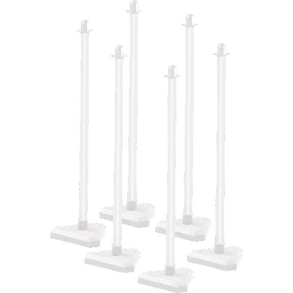 Kettenständer-Set Intern Medi, 6-tlg., mit Standfuß, weiß, Kunststoff, H 900mm Kettenständer-Set Intern Medi, 6-tlg., mit Standfuß, weiß, Kunststoff, H 900mm-Beschreibung lesen