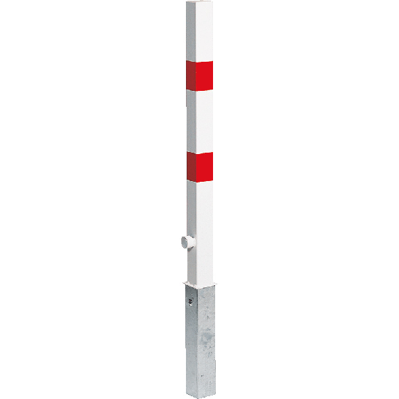 Absperrpfosten zum Einbetonieren 70x70 mm-Beschreibung lesen
