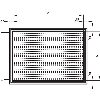 Tapis de sécurité 500 x 1000 mm - SMS 5-500-1000
