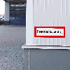 Hinweisschild Feuerwehrzufahrt, Aluminium RA0, reflektierend, 594x210mm, DIN 67520 Hinweisschild Feuerwehrzufahrt, Aluminium RA0, reflektierend, 594x210mm, DIN 67520