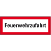 Hinweisschild Feuerwehrzufahrt, Aluminium RA0, reflektierend, 594x210mm, DIN 67520 Hinweisschild Feuerwehrzufahrt, Aluminium RA0, reflektierend, 594x210mm, DIN 67520