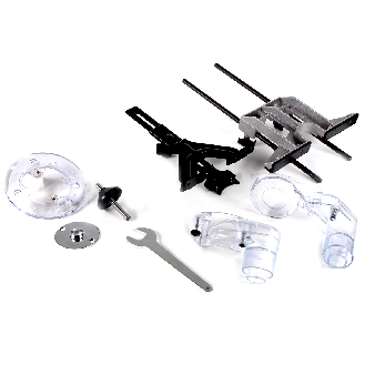 Fraiseuse combinée sans fil DeWalt DCW604NT 18V brushless 1/4" 30mm 55mm + guide parallèle + coffret - sans batterie - sans chargeur-Lire la description
