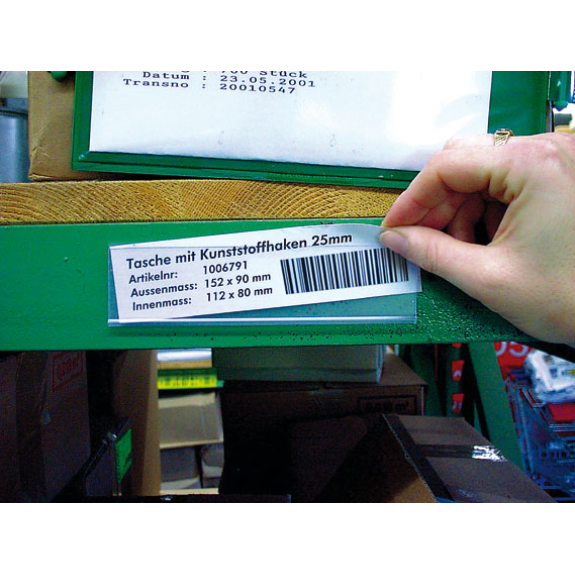 Papieretiketten, beschriftbar, weiß, 73x210mm, 4/Bogen, 10 Bogen/VE-Beschreibung lesen