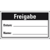 Qualitätsaufkleber Freigabe, Haftpapier, ablösbar, 40x25mm, 250/Rolle