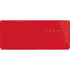 coroset magnetische Etikettenhalter, rot, 220x81mm, 50/VE