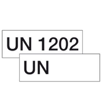 Gefahrgutkennzeichen Diesel UN 1202, 147x50mm, 250 pro Rolle-Beschreibung lesen