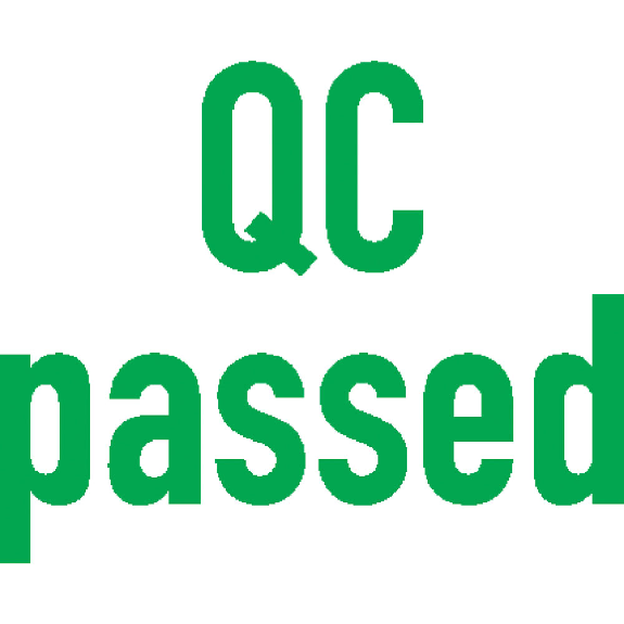 Qualitätskennzeichen "QC passed", w/grü, PR, Ø 8mm, 1000/ROL-Beschreibung lesen