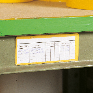 coroset magnetische Etikettenhalter, gelb, 220x81mm, 50/VE-Beschreibung lesen