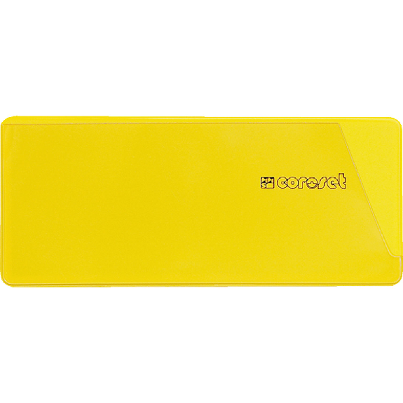 coroset magnetische Etikettenhalter, gelb, 220x81mm, 50/VE-Beschreibung lesen