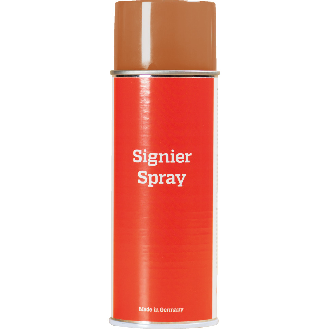 Signierspray, extrem schnelle Trocknungszeit, rot, 400ml/Flasche-Beschreibung lesen