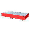 Auffangwanne AW 1000-2, lackiert, Feuerrot Auffangwanne AW 1000-2, lackiert, Feuerrot