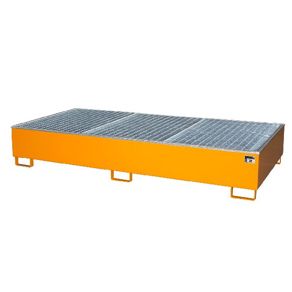 Auffangwanne AW 1000-2/PE, lackiert, Gelborange Auffangwanne AW 1000-2/PE, lackiert, Gelborange-Beschreibung lesen