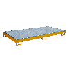 Regalwanne mit PE-Einsatz RW-GR 2700-1 PE, lackiert, Gelborange