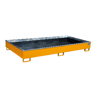 Regalwanne mit PE-Einsatz RW 2700-2 PE, lackiert, Gelborange-Beschreibung lesen