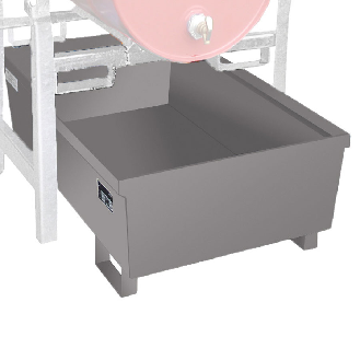 Auffangwanne FRA-1, 980x580x850mm, 246L, Mausgrau-Beschreibung lesen